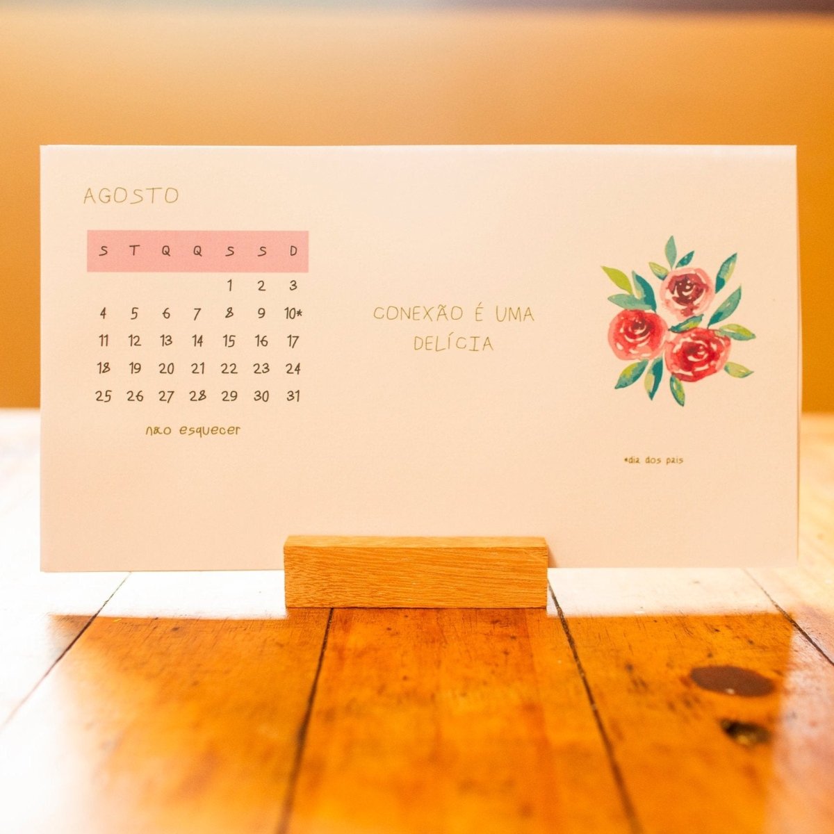 Casa Brasileira - Calendario de Mesa 2025 - Papel Solar - Papelaria