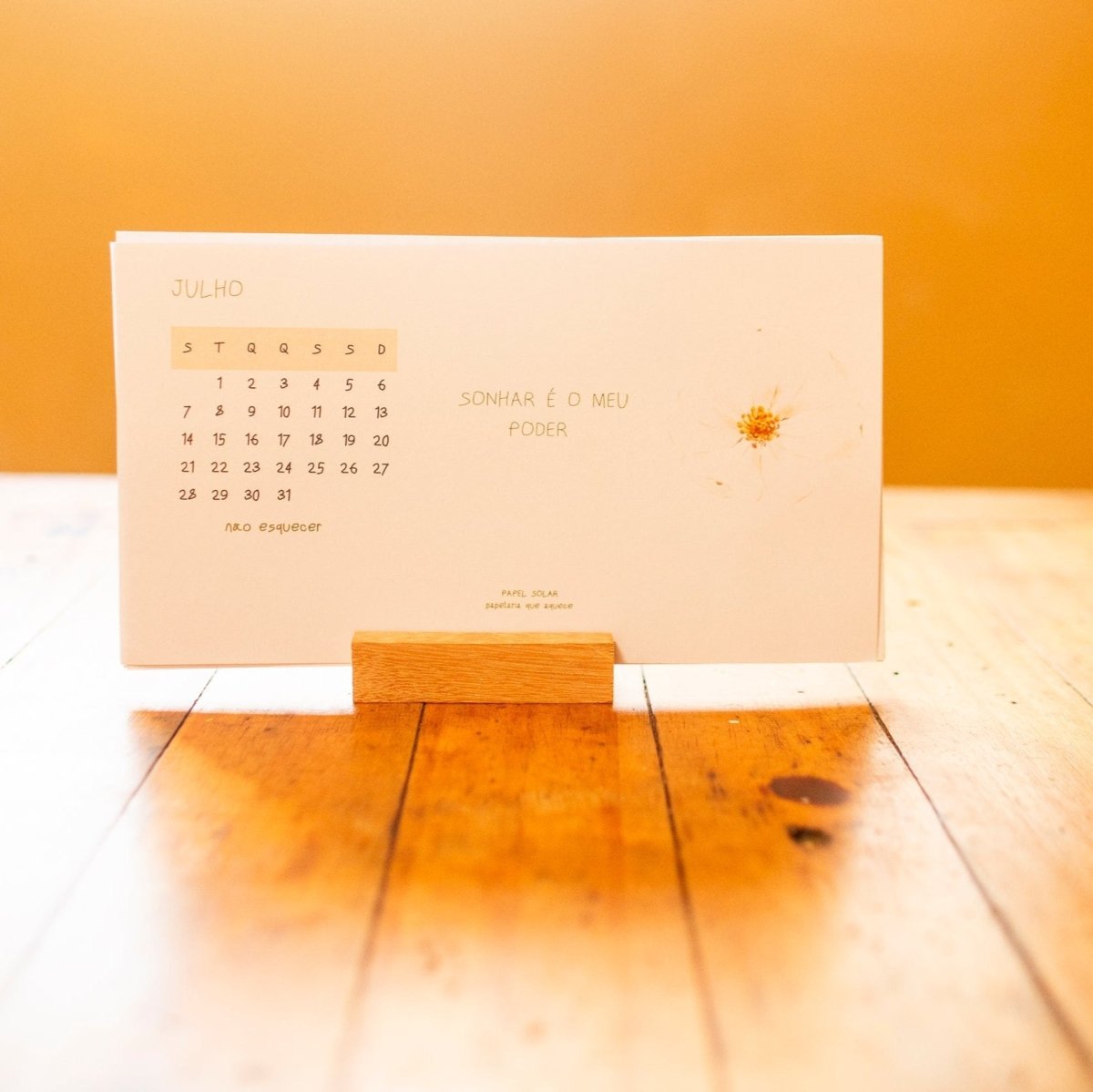 Casa Brasileira - Calendario de Mesa 2025 - Papel Solar - Papelaria